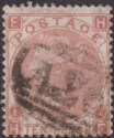 Click for more photos and details GB used Gibraltar 1867 QV 10d Pale Red-Brown Used with A26 Postmark SG Z58 c£180