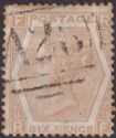 Click for more photos and details GB used Gibraltar 1872 QV 6d Pale Chestnut Used w A26 Postmark SG Z47 c£160 tone