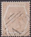 Click for more photos and details GB used Gibraltar 1872 QV 6d Pale Chestnut Used w A26 Postmark SG Z47 cat £160