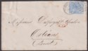 Click for more photos and details GB used Gibraltar 1881 QV 2½d Used on Cover to France with A26 Postmark SG Z27