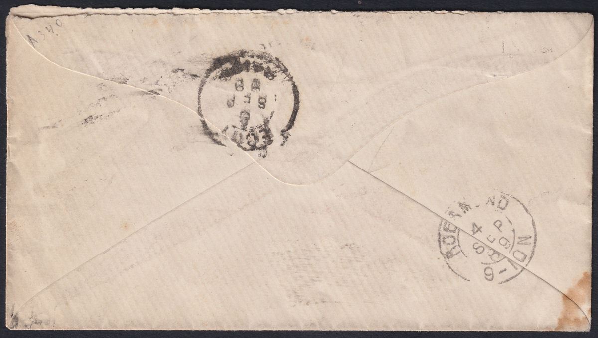 Gibraltar 1890 QV 25c Surch on 2½d Blue Used on Consulate Cover to Holland