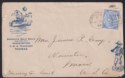 Click for more photos and details Gibraltar 1899 QV 2½d Ultramarine Used SG42 on Brooklyn Daily Eagle Cover to USA