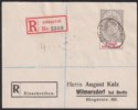 Click for more photos and details Gibraltar 1911 KEVII 4sh Black + Carmine Used on Cover to Germany SG73 cat £200
