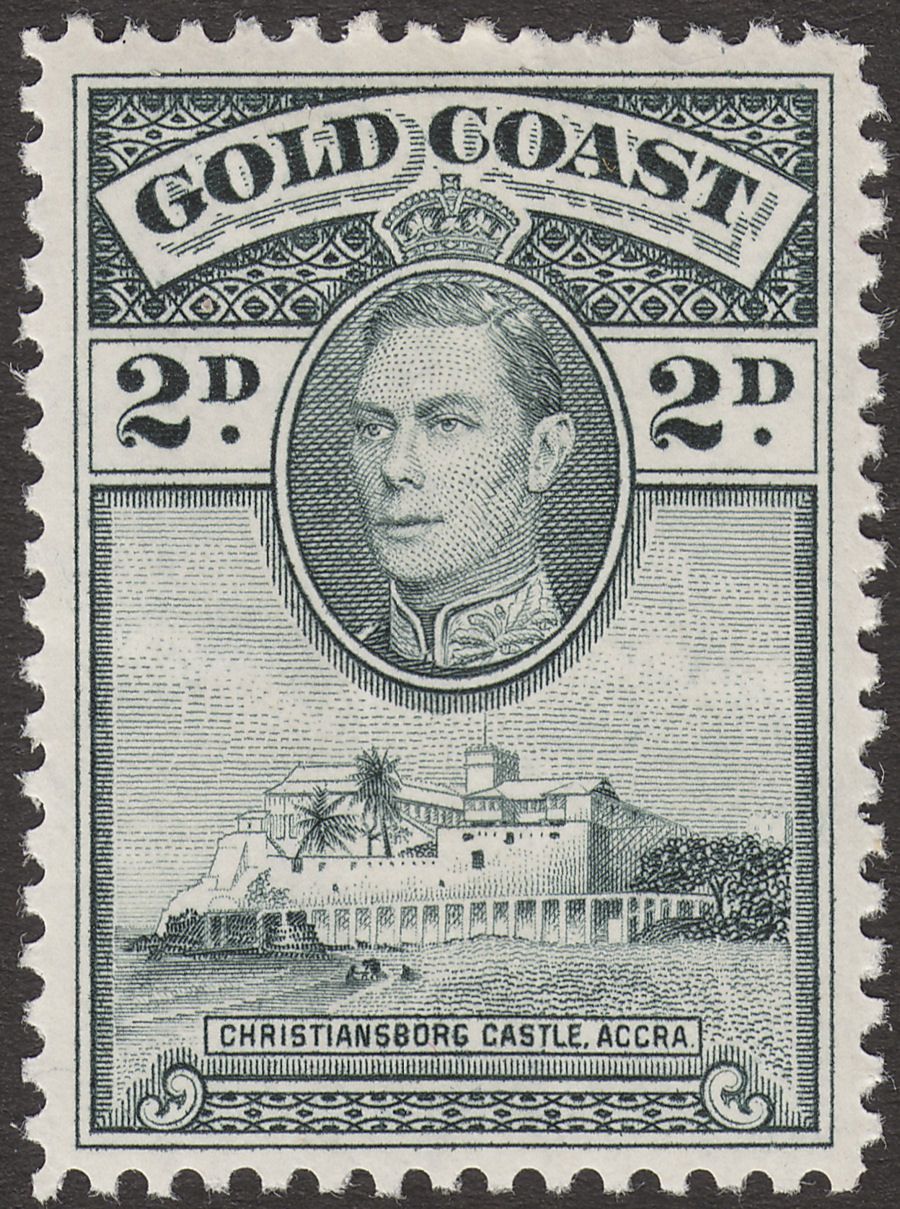 Gold Coast 1938 KGVI Christiansborg 2d perf 12 Mint SG123