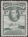 Click for more photos and details Gold Coast 1938 KGVI Christiansborg 2d perf 12 Mint SG123