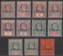 Gold Coast 1902 King Edward VII SPECIMEN Overprint Set Mint SG38s-48s cat £350