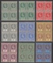 Gold Coast 1907 King Edward VII Block Set to 2sh Mint SG59-66