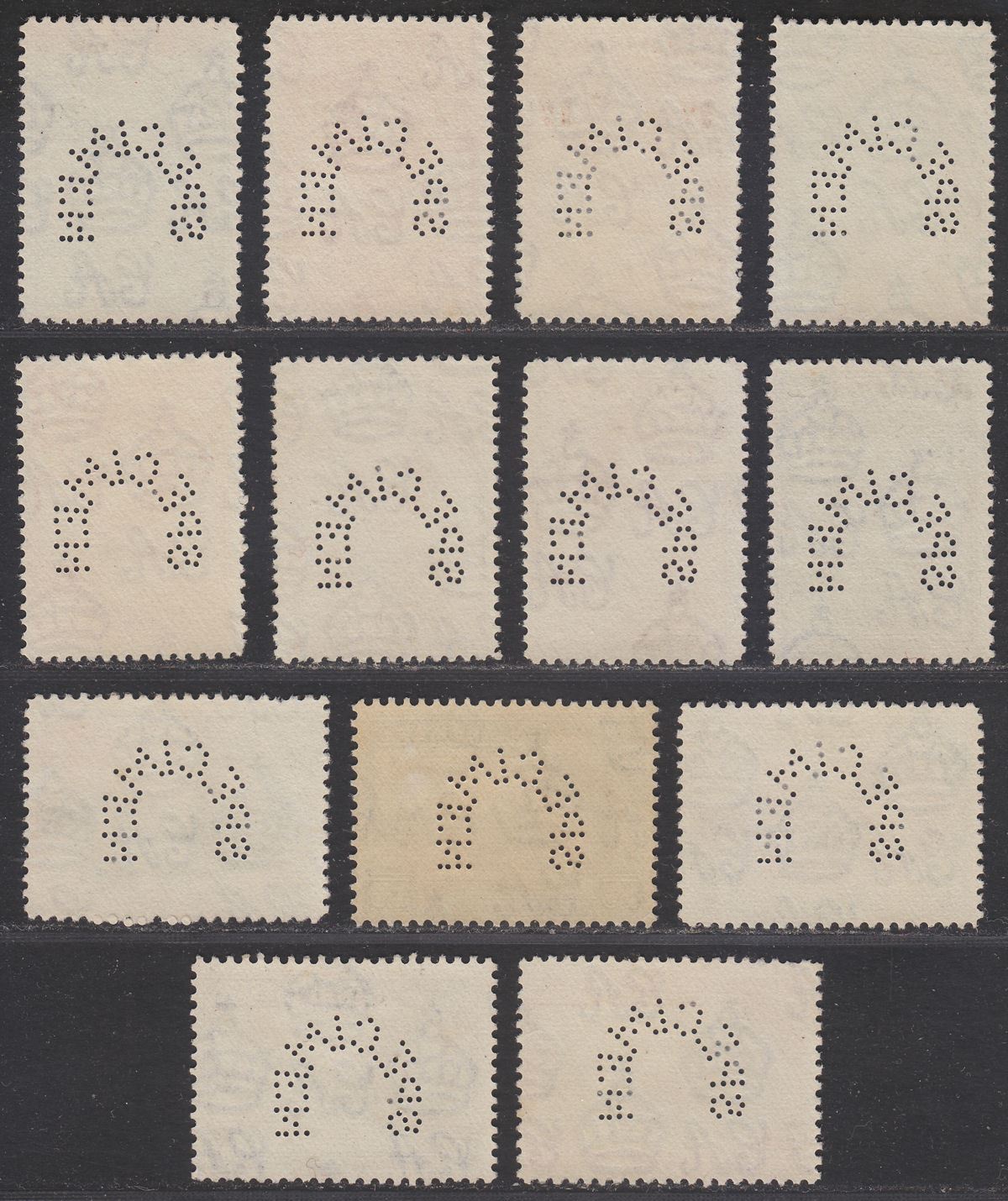 Gold Coast 1938 KGVI SPECIMEN Christiansborg Set Unused SG120s-132s cat£600