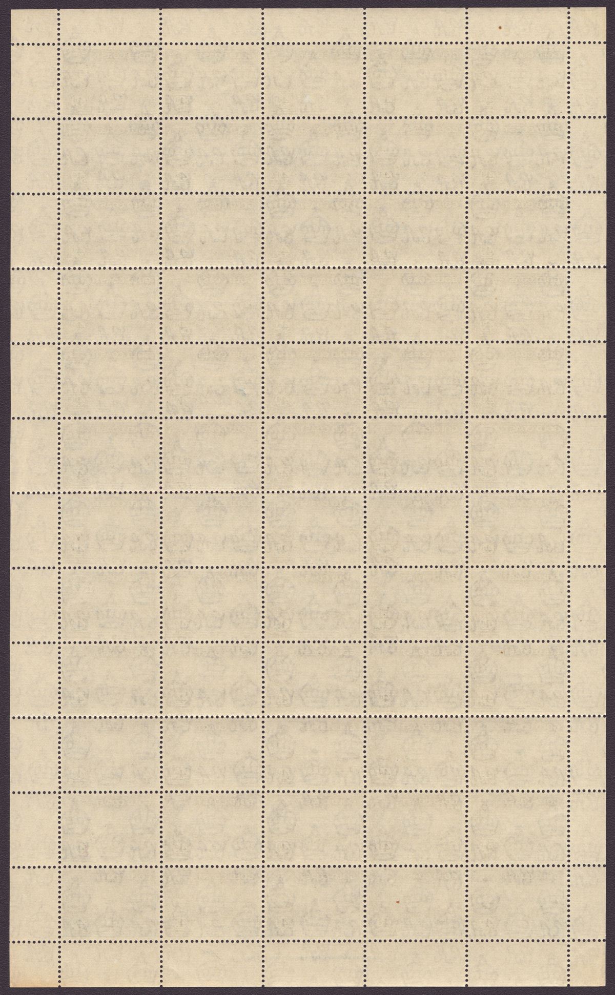 Gold Coast 1952-54 QEII Part Set to 6d in Full Sheets of 60 Mint with 7 sheets