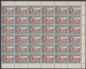 Gold Coast 1941 KGVI Christiansborg 1sh3d Block of 36 Mint SG129 cat £80
