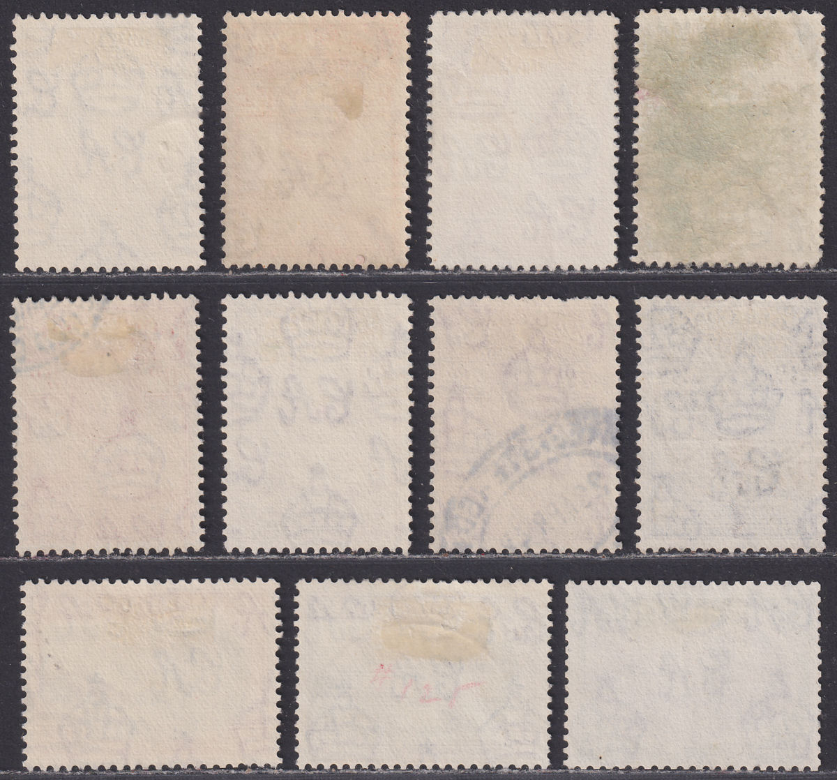 Gold Coast 1938-43 KGVI Christiansborg Part Set to 5sh Used