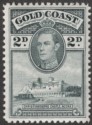 Gold Coast 1938 KGVI Christiansborg 2d perf 12 Mint SG123