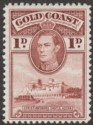 Gold Coast 1938 KGVI Christiansborg 1d perf 12 Mint SG121