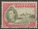 Gold Coast 1940 KGVI Christiansborg 5sh perf 11½ x 12 Used SG131a