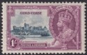 Gold Coast 1935 KGV Silver Jubilee 1sh Variety Extra Flagstaff Mint SG116a c£200
