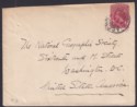 Click for more photos and details Gold Coast 1927 KGV 1d Postal Stationery Cover Used Accra to Washington, USA