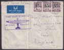 Click for more photos and details Gold Coast 1937 KGV 6d x3 Used on First Flight Cover TAKORADI WHARF to UK