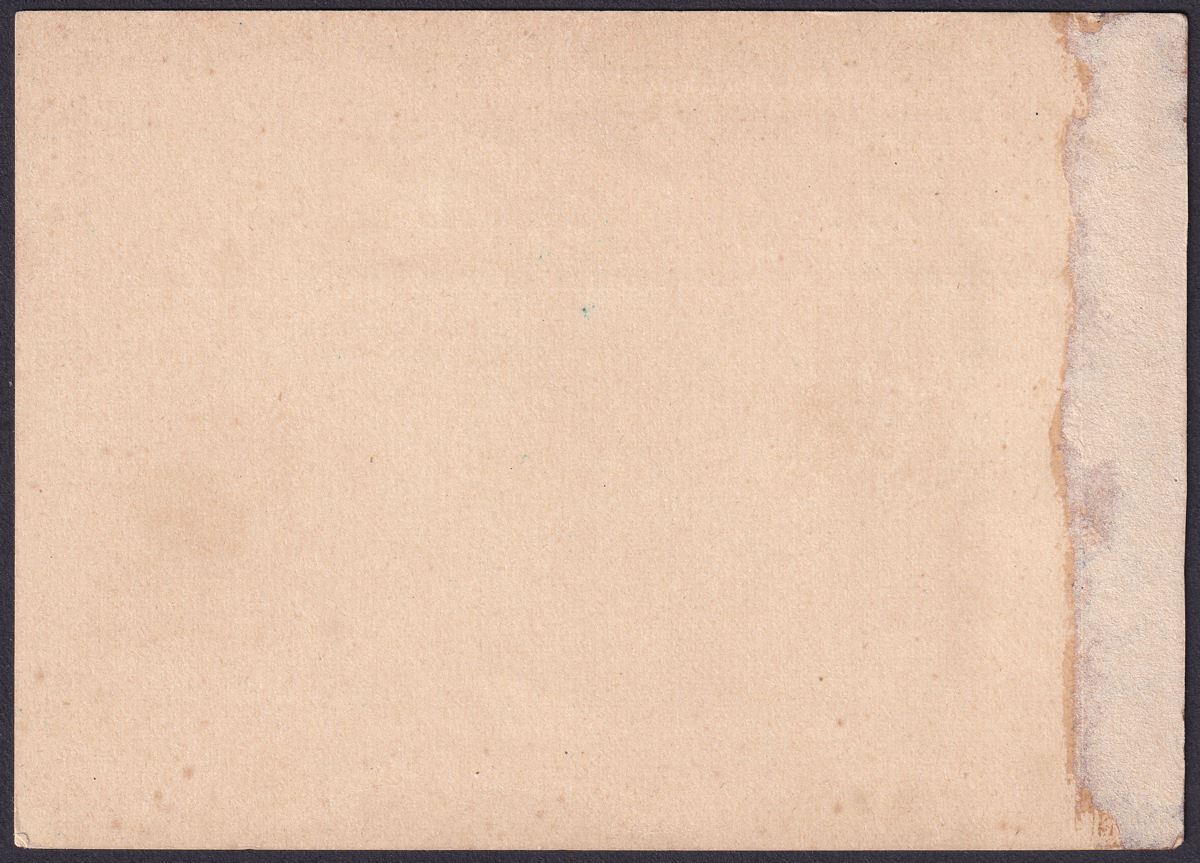 Gold Coast 1879 QV 1½d Brown on Cream Postal Stationery Postcard Unused