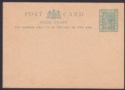 Click for more photos and details Gold Coast 1889 QV ½d Green Postal Stationery Postcard Unused