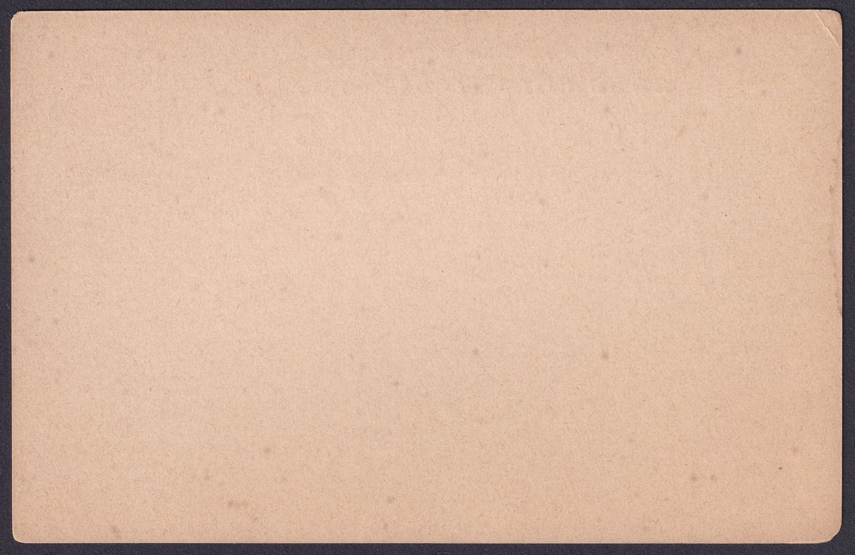 Gold Coast 1892 QV 1d Red on Buff Postal Stationery Postcard Unused