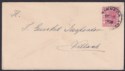 Click for more photos and details Gold Coast 1908 QV 1d Red Postal Stationery Cover Used WINNEBA to Austria