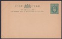 Click for more photos and details Gold Coast 1903 KEVII ½d Green Postal Stationery Postcard Unused