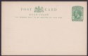 Gold Coast KGV ½d Green Postal Stationery Postcard Unused