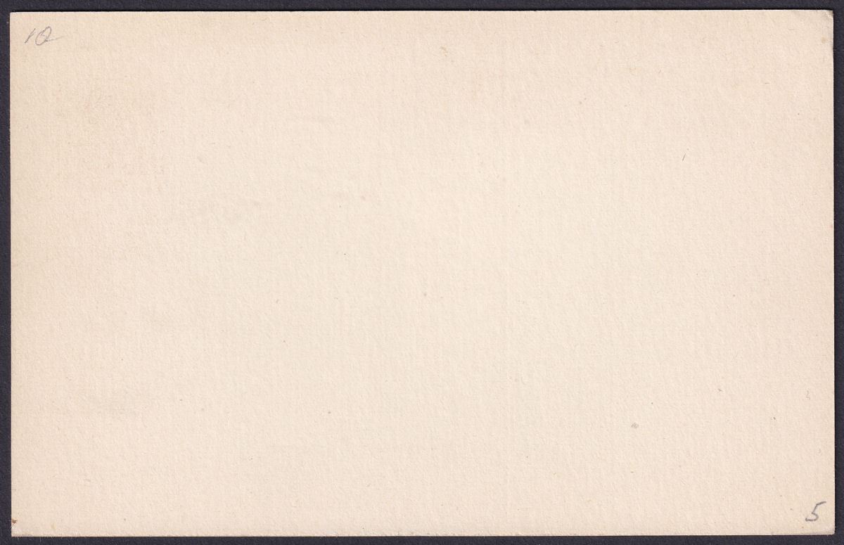 Gold Coast KGV 1d Deep Brown Postal Stationery Postcard Unused