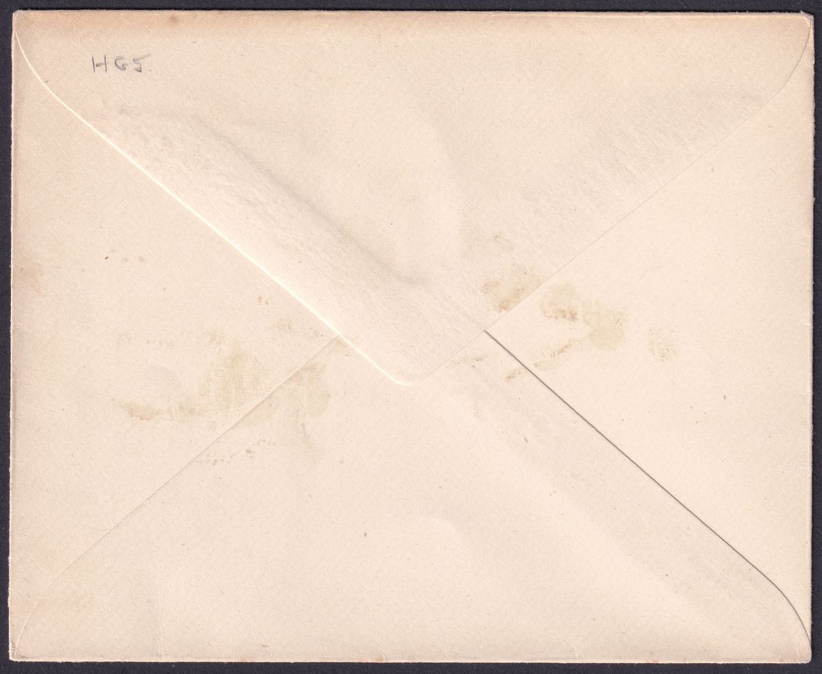 Gold Coast 1928 KGV SPECIMEN Opt 1d Red-Brown Postal Stationery Cover Unused