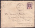 Gold Coast 1904 KEVII 2d Used on Cover SG40 SEKONDI to Southampton, UK