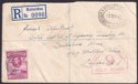 Click for more photos and details Gold Coast 1940 KGVI 4d, 1d Used on Registered Cover KOFORIDUA to UK with Censor