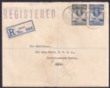 Click for more photos and details Gold Coast 1943 KGVI 3d, 2d Reg Cover NSUTA WASSAW to Christiansborg Castle TPO
