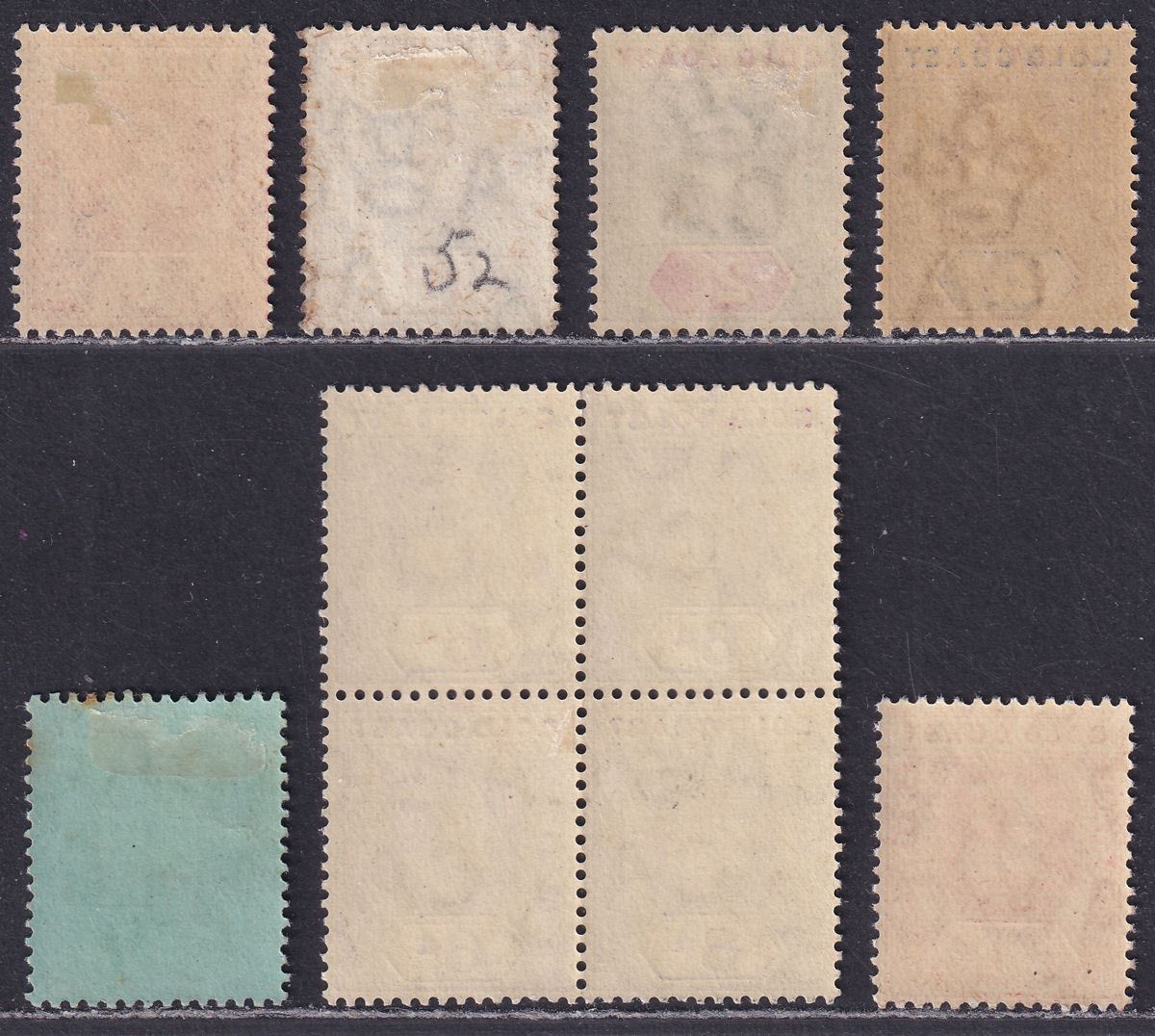 Gold Coast 1902-13 King Edward VII Selection to 2sh Mint