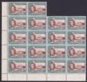 Click for more photos and details Gold Coast 1941 KGVI Christiansborg 1sh3d Block of 18 Mint SG129 cat £40
