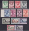 Click for more photos and details Gold Coast 1938 KGVI Christiansborg Set Mint SG120a-132 cat £40