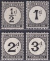 Gold Coast 1923 KGV Postage Due Mint Set SG D1-D4 cat £50