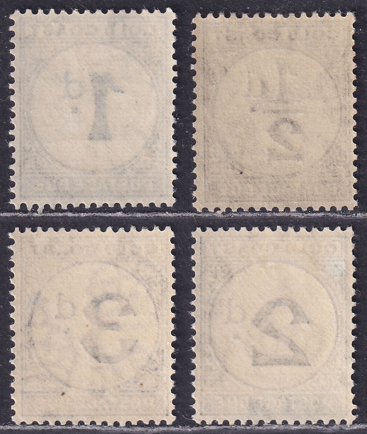 Gold Coast 1923 KGV Postage Due Mint Set SG D1-D4 cat £50