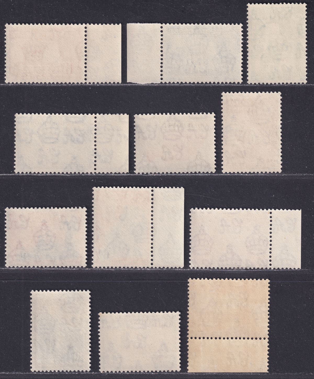 Gold Coast 1948 King George VI Set mostly UM Mint SG135-146 cat £85