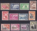 Gold Coast 1952-54 Queen Elizabeth II Set Mint SG153-164 cat £85