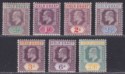 Gold Coast 1904-06 King Edward VII Set Mint SG49-57 cat £225