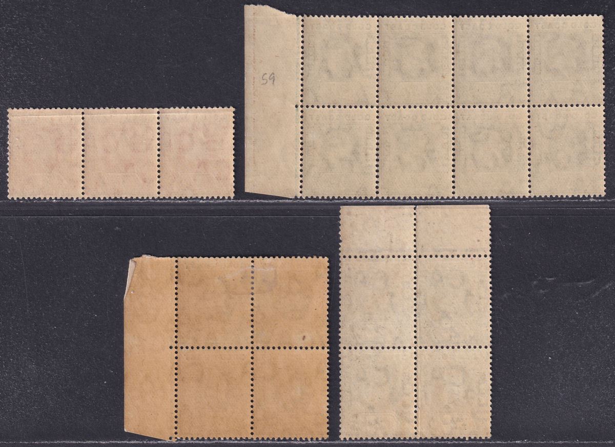 Gold Coast 1907 King Edward VII Block Set to 2½d Mint SG59-62