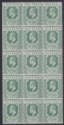 Gold Coast 1907 KEVII ½d Dull Green Block of 15 UM Mint SG59 cat £210
