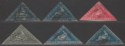 Click for more photos and details Cape of Good Hope QV Triangle Forgery Selection to 6d "Used"