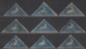 Click for more photos and details Cape of Good Hope 1855-64 QV Triangle 4d Selection Used part margins