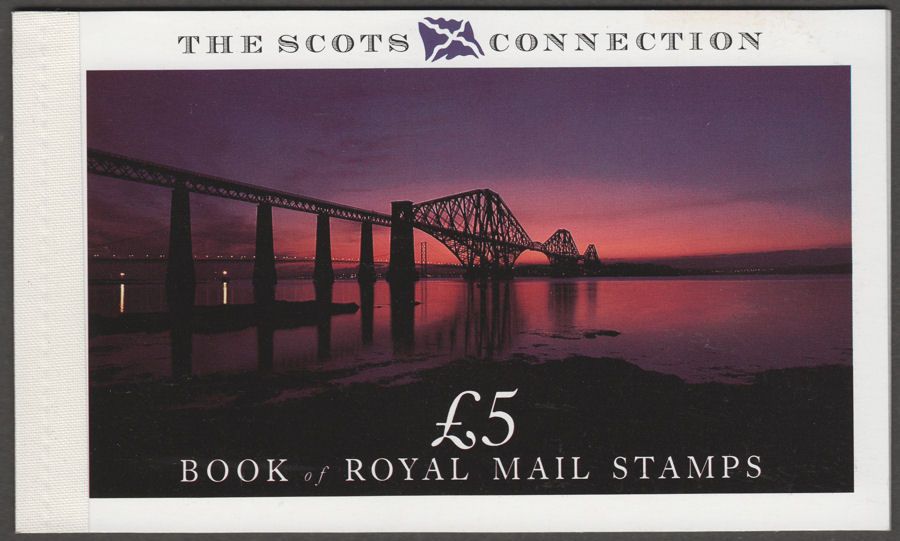 Scots Connection 1989 £5 Prestige Booklet DX10