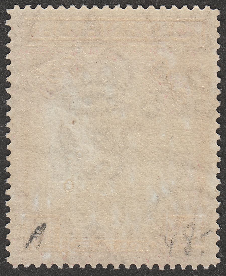 Grenada 1943 KGVI 10sh Slate-Blue and Bright Carmine p14 Mint SG163b