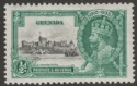 Grenada 1935 KGV Silver Jubilee ½d Mint w variety Kite and Horizontal Log SG145l