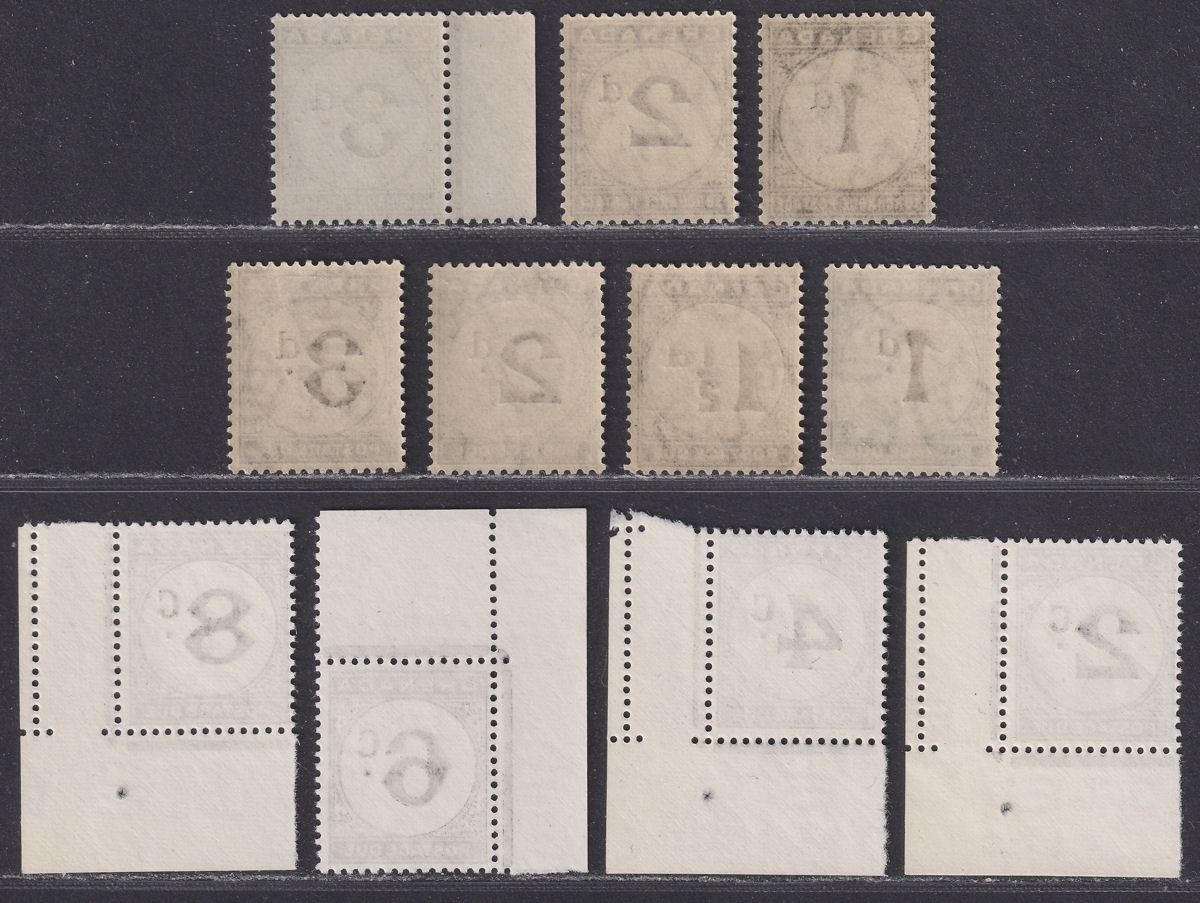 Grenada 1906-52 KEVII-KGVI Postage Due Sets Mint SG D8-D18 cat £57