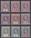 Grenada 1902 King Edward VII Set to 5sh Mint SG57-65 cat £120