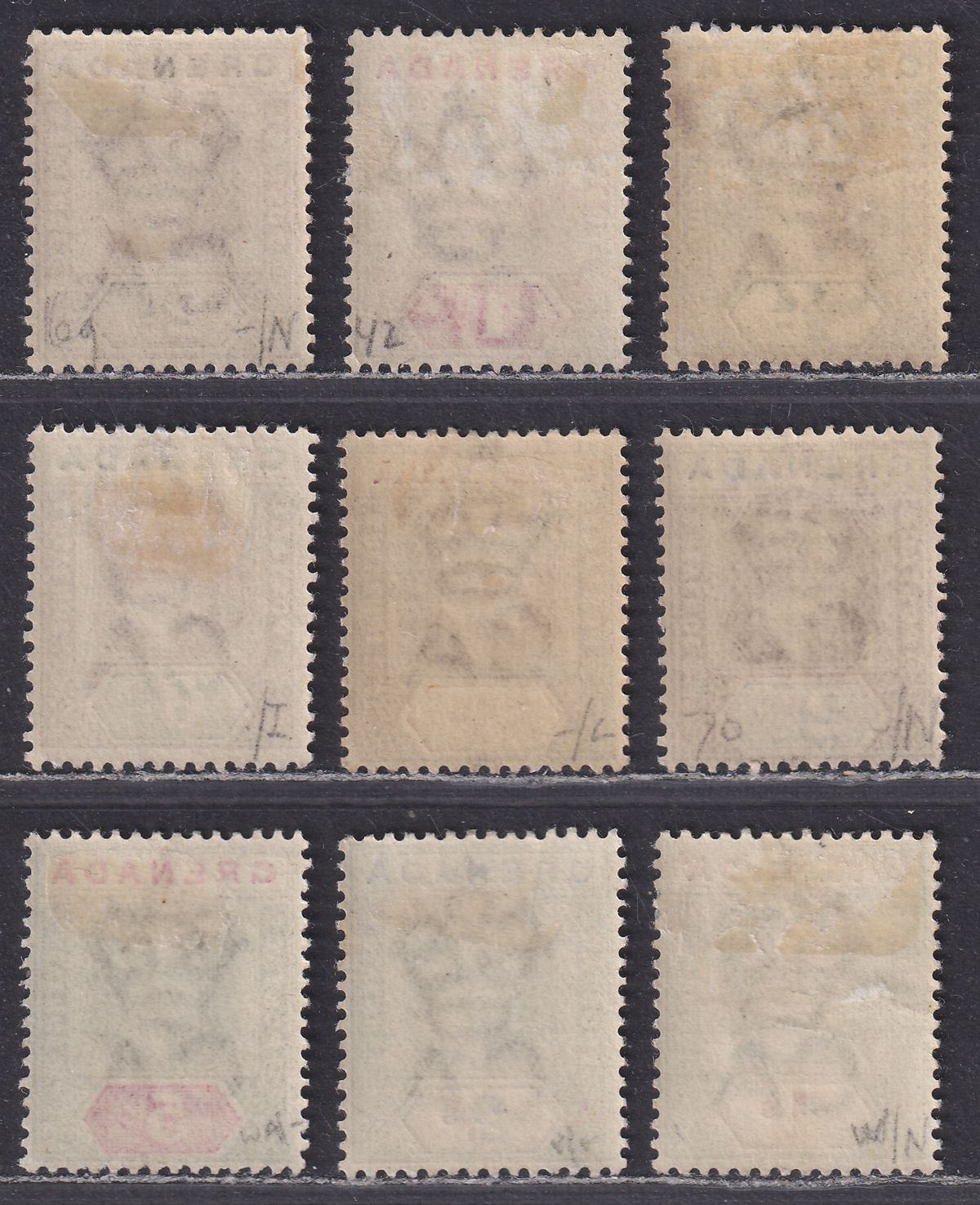 Grenada 1902 King Edward VII Set to 5sh Mint SG57-65 cat £120